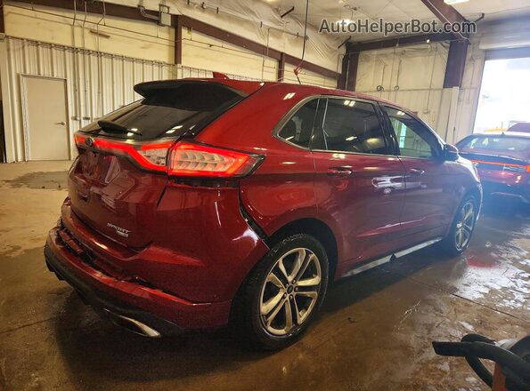 2FMPK4AP1GBC64358 2016 FORD EDGE Red Հետևի աջ