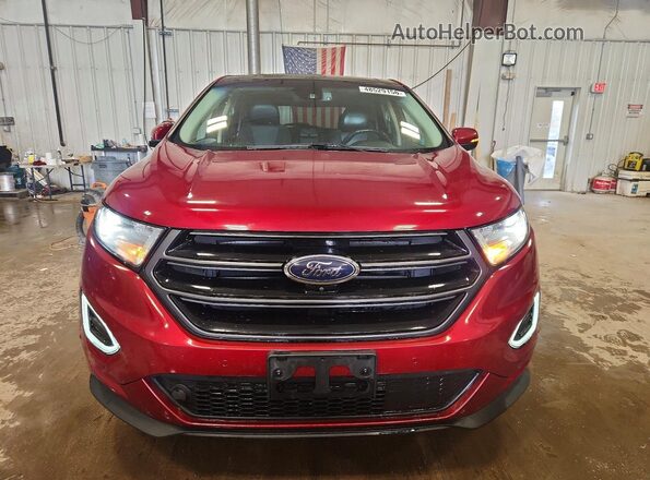2FMPK4AP1GBC64358 2016 FORD EDGE Red Դիմացի տեսք