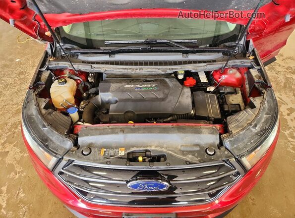 2FMPK4AP1GBC64358 2016 FORD EDGE Red Շարժիչի բաժամունքի տեսք