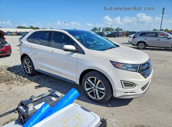 2FMPK4AP1HBB08967 2017 FORD EDGE White Przód prawy