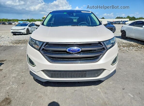2FMPK4AP1HBB08967 2017 FORD EDGE White Widok z przodu