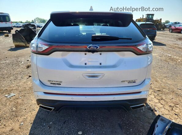 2FMPK4AP1JBC52976 2018 FORD EDGE White Вид ззаду