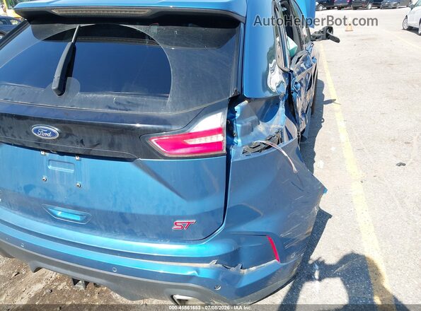 2FMPK4AP1KBB12878 2019 FORD EDGE Blue Vista frontal