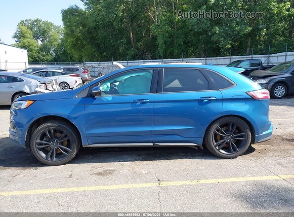 2FMPK4AP1KBB12878 2019 FORD EDGE Blue Vista interior de 360 grados