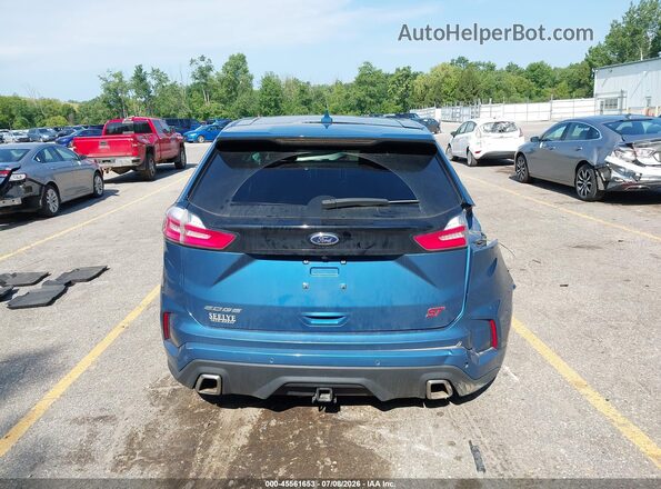 2FMPK4AP1KBB12878 2019 FORD EDGE Blue 