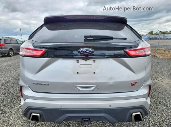 2FMPK4AP1KBB53091 2019 FORD EDGE Серебряный Вид сзади