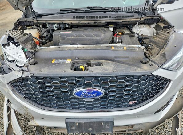 2FMPK4AP1KBB53091 2019 FORD EDGE Серебряный Вид подкапотного пространства