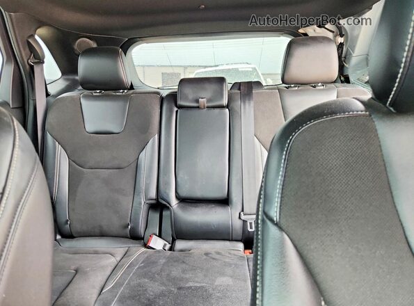 2FMPK4AP1KBC06260 2019 FORD EDGE White უკანა სავარძლების ხედი
