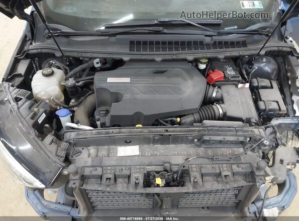 2FMPK4AP1KBC70296 2019 FORD EDGE Blue უკანა ხედი