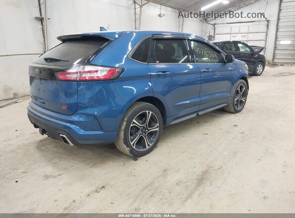 2FMPK4AP1KBC70296 2019 FORD EDGE Blue უკანა მარჯვენა