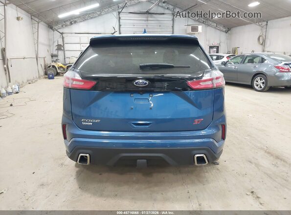 2FMPK4AP1KBC70296 2019 FORD EDGE Blue 