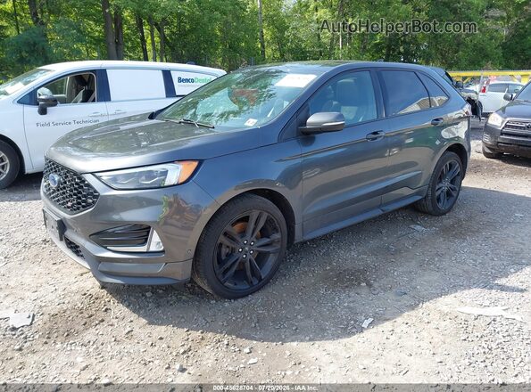 2FMPK4AP1LBB37703 2020 FORD EDGE Gray Przód lewy