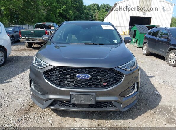 2FMPK4AP1LBB37703 2020 FORD EDGE Gray Widok zestawu wskaźników