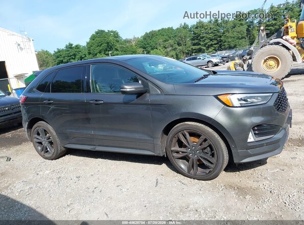 2FMPK4AP1LBB37703 2020 FORD EDGE Gray Widok wnętrza z tyłu