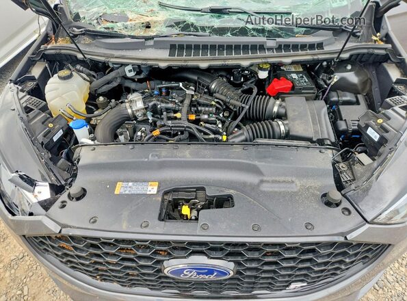 2FMPK4AP1MBA41801 2021 FORD EDGE Gray Vista del compartimento del motor