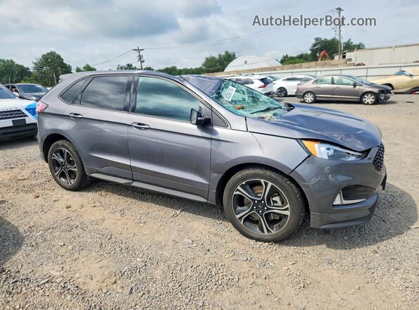 2FMPK4AP1MBA41801 2021 FORD EDGE Gray Delantero derecho