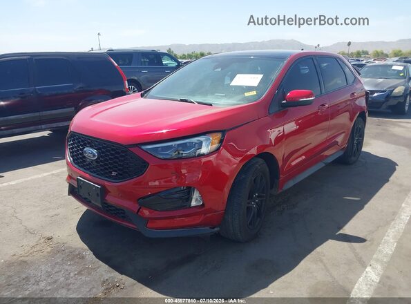 2FMPK4AP1NBA61693 2022 FORD EDGE Red Vista tres cuartos delantera izquierda