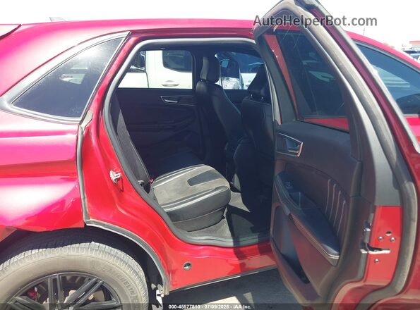 2FMPK4AP1NBA61693 2022 FORD EDGE Red Vista de la etiqueta del VIN