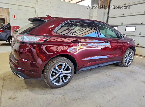 2FMPK4AP2HBC02632 2017 FORD EDGE Бордовый Задняя правая четверть