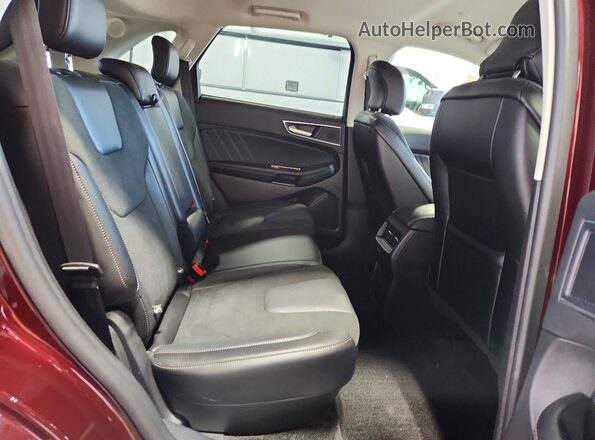 2FMPK4AP2HBC02632 2017 FORD EDGE Бордовый Вид задней части салона