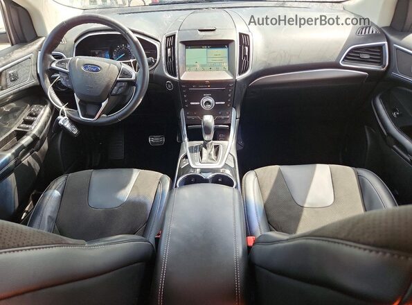 2FMPK4AP2HBC60272 2017 FORD EDGE White Vista del salpicadero