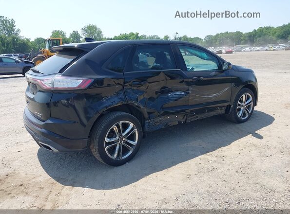 2FMPK4AP2JBB55737 2018 FORD EDGE Black Задня права чверть