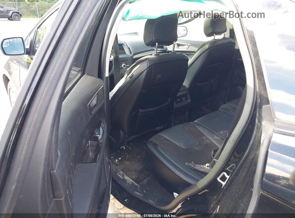 2FMPK4AP2JBB55737 2018 FORD EDGE Black Вид салону спереду