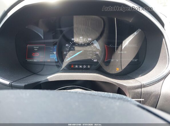 2FMPK4AP2JBB55737 2018 FORD EDGE Black Вид задніх сидінь