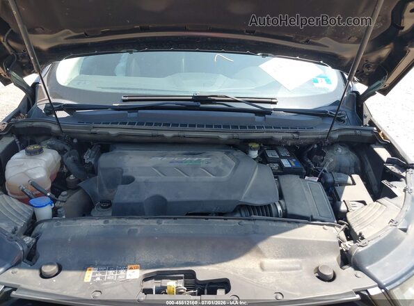 2FMPK4AP2JBB55737 2018 FORD EDGE Black Вид ззаду
