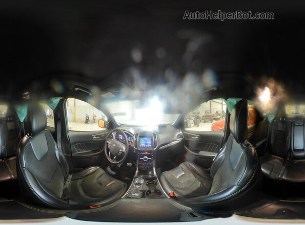 2FMPK4AP2KBB41015 2019 FORD EDGE Blue Панорамний вид салону 360°