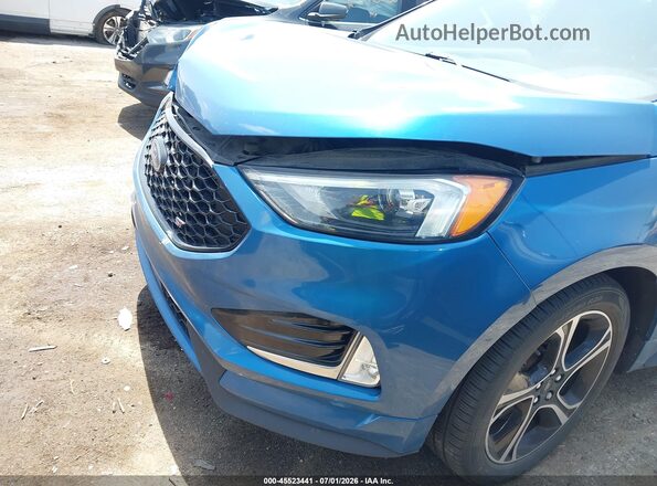 2FMPK4AP2KBB92725 2019 FORD EDGE Синий 