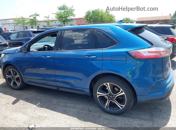 2FMPK4AP2KBB92725 2019 FORD EDGE Синий Панорамный вид салона 360°