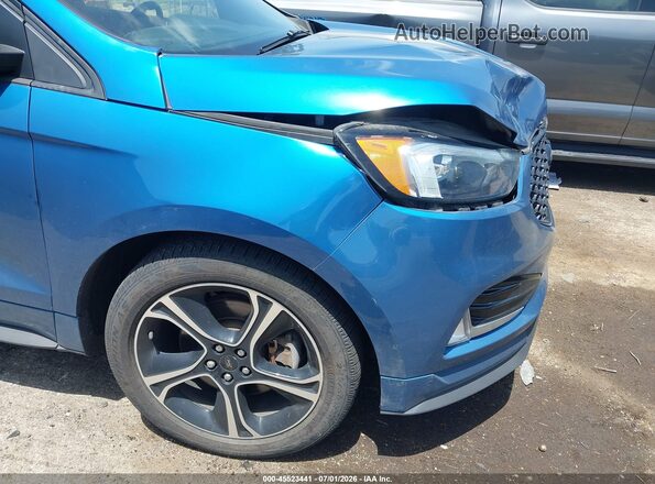2FMPK4AP2KBB92725 2019 FORD EDGE Синий 