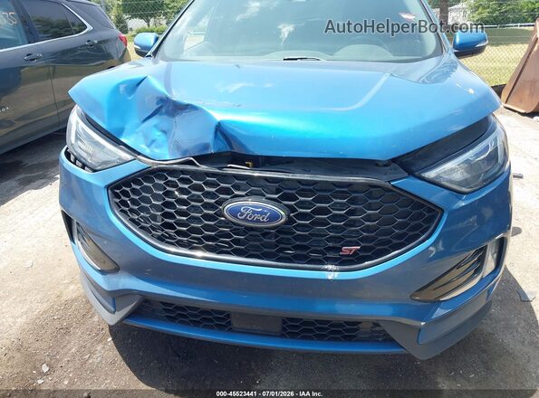 2FMPK4AP2KBB92725 2019 FORD EDGE Синий 