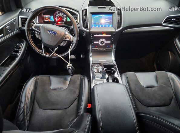 2FMPK4AP2KBC30938 2019 FORD EDGE Black Առջևի վահանակի տեսք