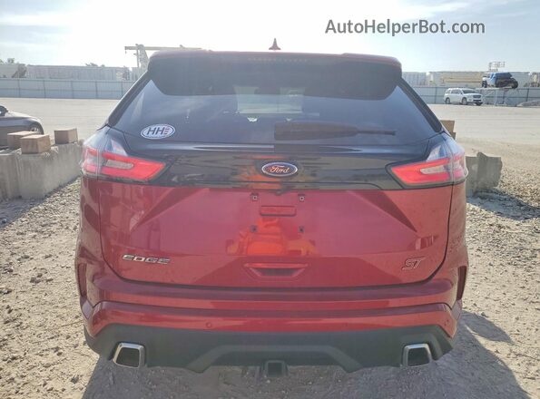 2FMPK4AP2LBB03916 2020 FORD EDGE Red Rear view