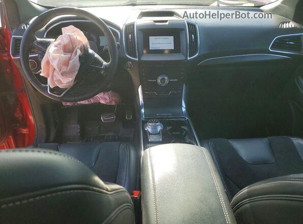 2FMPK4AP2LBB03916 2020 FORD EDGE Red Dashboard view