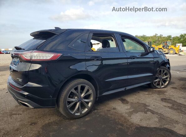 2FMPK4AP3HBB72086 2017 FORD EDGE Black უკანა მარჯვენა