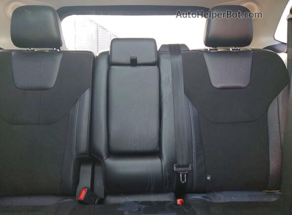 2FMPK4AP3HBB72086 2017 FORD EDGE Black უკანა სავარძლების ხედი