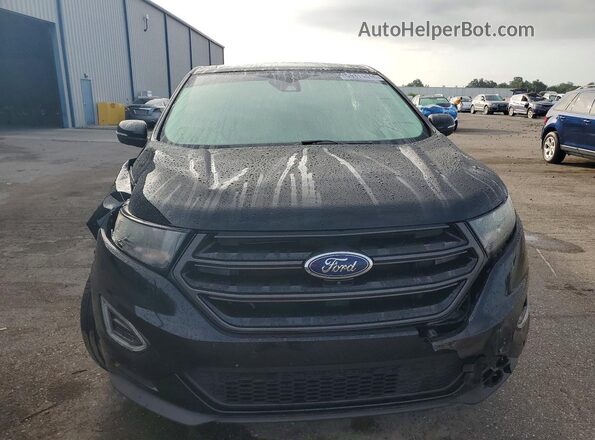 2FMPK4AP3HBB72086 2017 FORD EDGE Black წინა ხედი