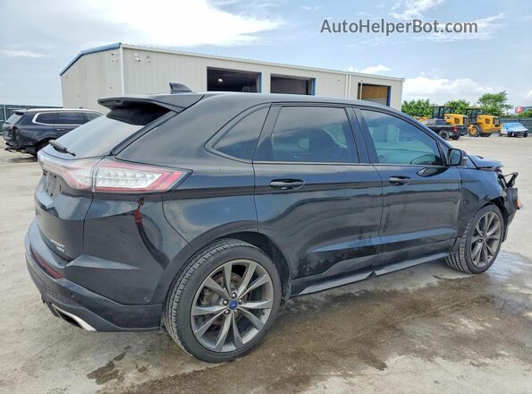 2FMPK4AP3HBC20685 2017 FORD EDGE Черный Задняя правая четверть