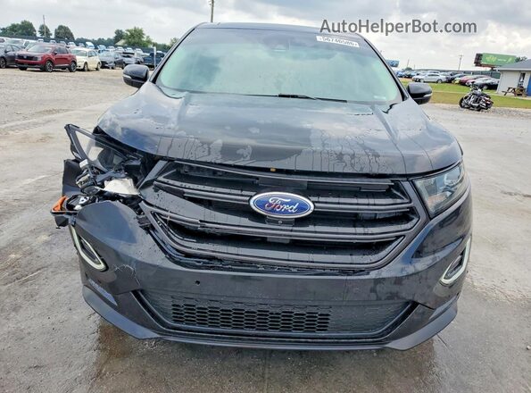 2FMPK4AP3HBC20685 2017 FORD EDGE Черный Вид спереди