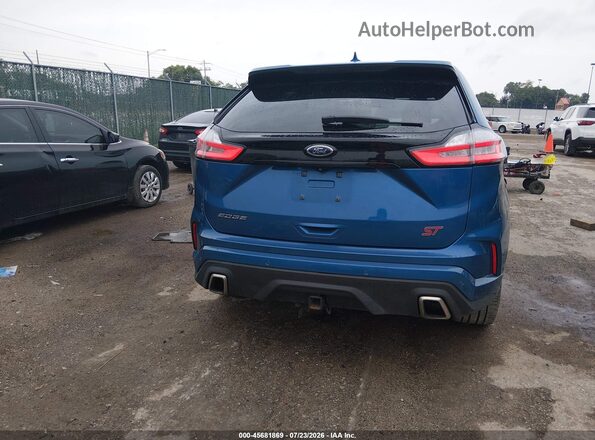 2FMPK4AP3KBB85878 2019 FORD EDGE Blue 