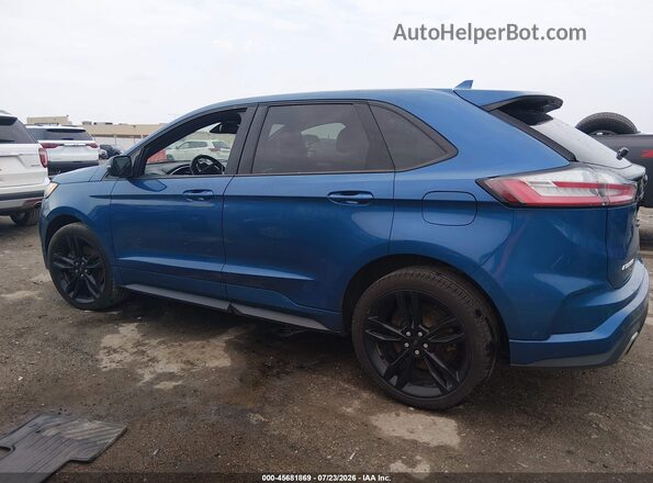 2FMPK4AP3KBB85878 2019 FORD EDGE Blue Widok wnętrza 360 stopni
