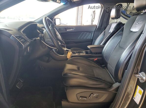 2FMPK4AP3KBB88618 2019 FORD EDGE Gray Front interior view