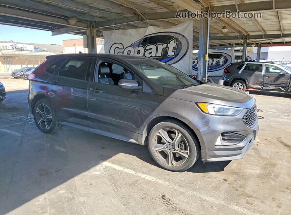 2FMPK4AP3KBB88618 2019 FORD EDGE Gray Front right