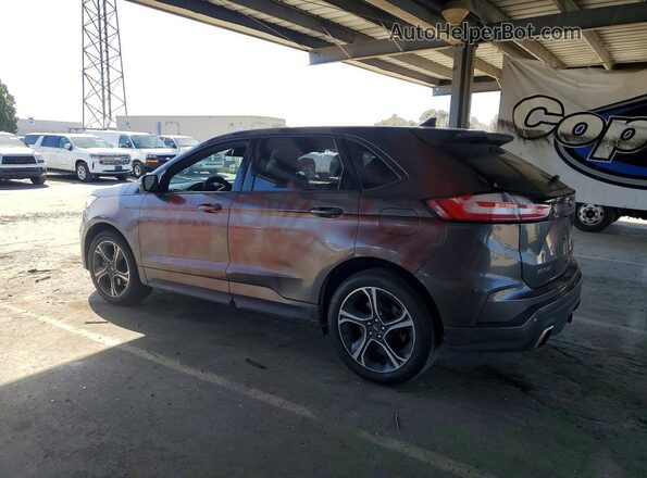 2FMPK4AP3KBB88618 2019 FORD EDGE Gray Rear left