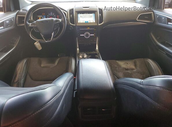 2FMPK4AP3KBB88618 2019 FORD EDGE Gray Dashboard view