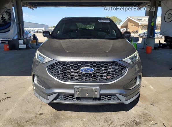 2FMPK4AP3KBB88618 2019 FORD EDGE Gray Front view