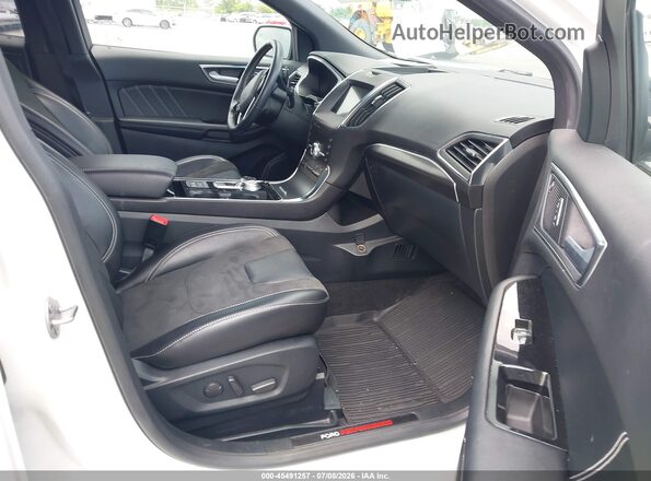 2FMPK4AP3LBA95583 2020 FORD EDGE White Vista interior delantera